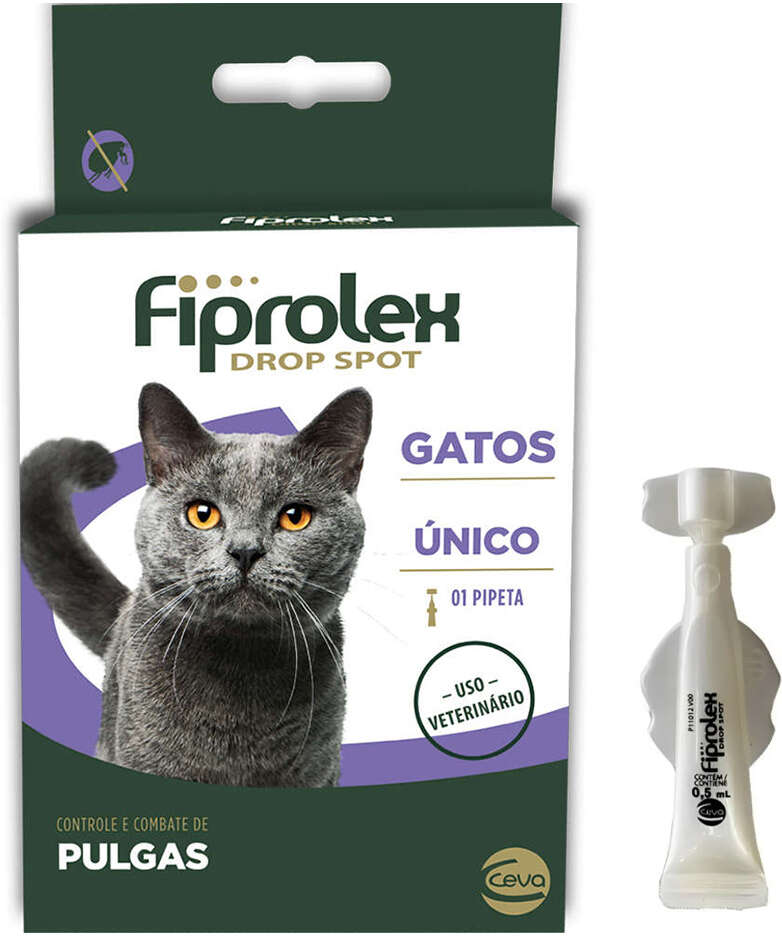 Antipulgas Fiprolex Drop Spot 50 mg para Gatos - 1 Pipeta