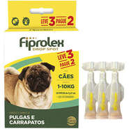 Antipulgas e Carrapatos Ceva Fiprolex Drop Spot de 0,67 mL para Cães até 10Kg - Leve 3 Pague 2