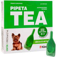 Antiparasitário Externo TEA Pipeta de 0,6 a 5Kg 0,7 mL para Cães - 1 Pipeta