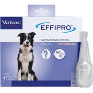 Antipulgas e Carrapatos Effipro 134 mg para Cães de 10 a 20Kg - 1 Pipeta