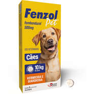 Antiparasitário Fenzol Pet 500 mg para Cães - 6 Comprimidos