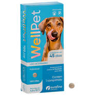 Antipulgas e Carrapatos WellPet 100 mg para Cães de 4,6 a 10Kg - 1 Comprimido