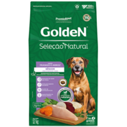 Ração Seca GoldeN Seleção Natural Frango e Arroz para Cães Sênior - 12Kg