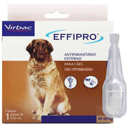 Antipulgas e Carrapatos Effipro 402 mg para Cães de 40 a 60Kg - 1 Pipeta