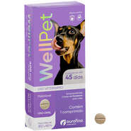 Antipulgas e Carrapatos WellPet 400 mg para Cães de 20,1 a 40Kg - 1 Comprimido