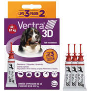Vectra 3D para Cães de 40 a 67Kg 8 mL - 3 Pipetas
