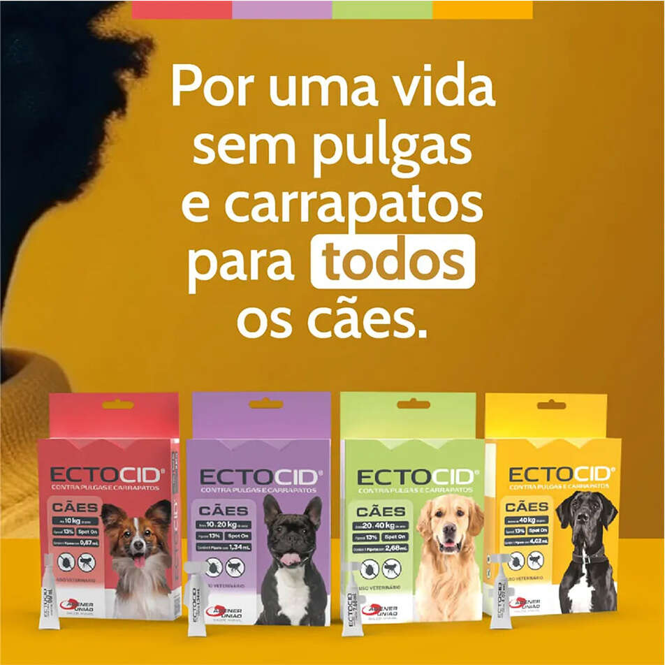 Antipulgas Agener Ectocid para Cães acima de 40Kg - 1 Pipeta