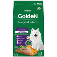 Ração Seca PremieR Pet Golden Seleção Natural Frango, Abóbora e Alecrim para Cães Adultos Raças Pequenas - 10,1Kg