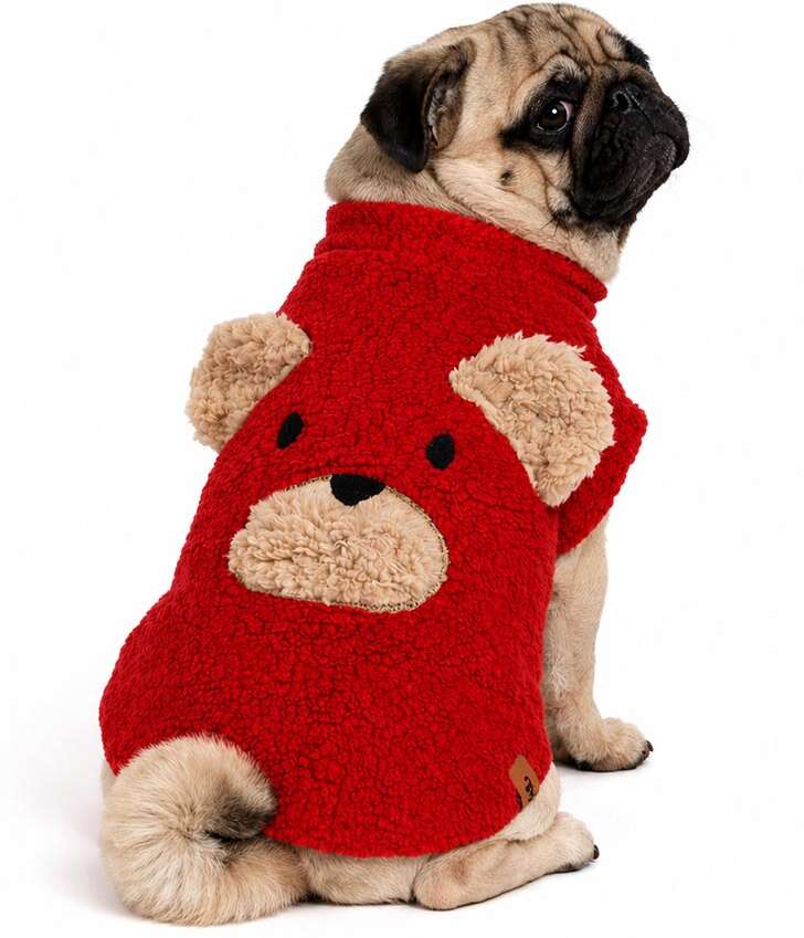 Moletom Pickorruchos Teddy Vermelho - Tam. 03
