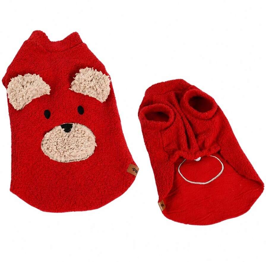 Moletom Pickorruchos Teddy Vermelho - Tam. 03