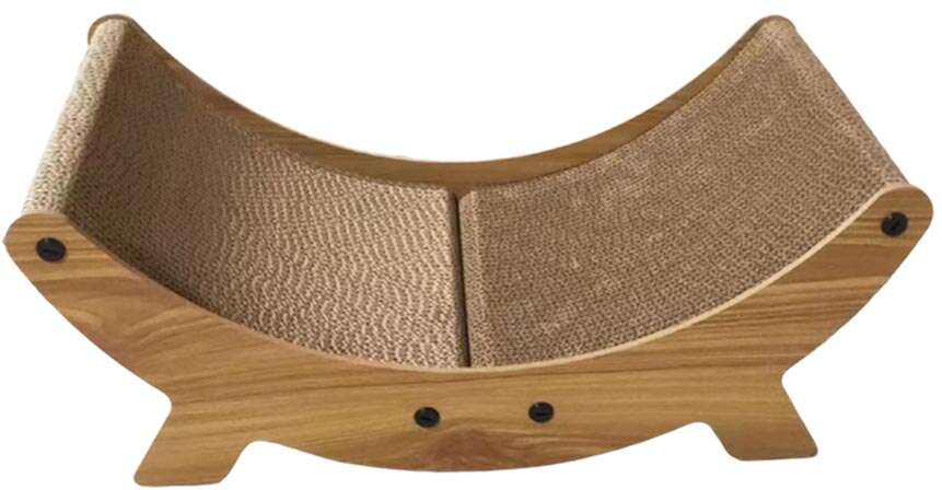 Brinquedo Arranhador Meau Madeira e Sisal para Gatos - Tam. Único