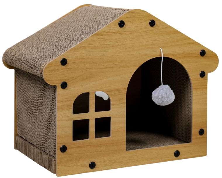 Brinquedo Arranhador Meau Casinha para Gatos - Tam. Único