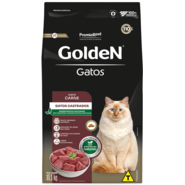 Ração Seca Golden Carne para Gatos Castrados - 10,1Kg
