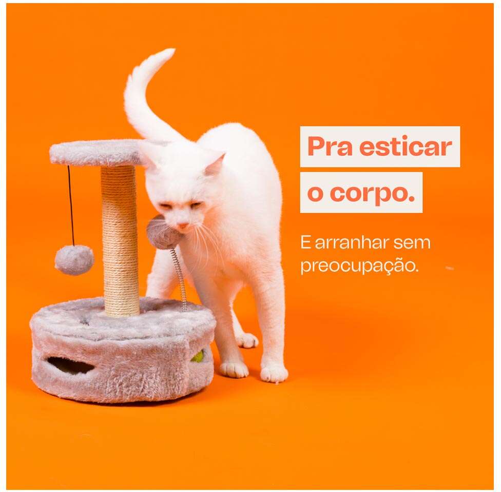 Brinquedo Arranhador Meau Duo para Gatos - Tam. Único
