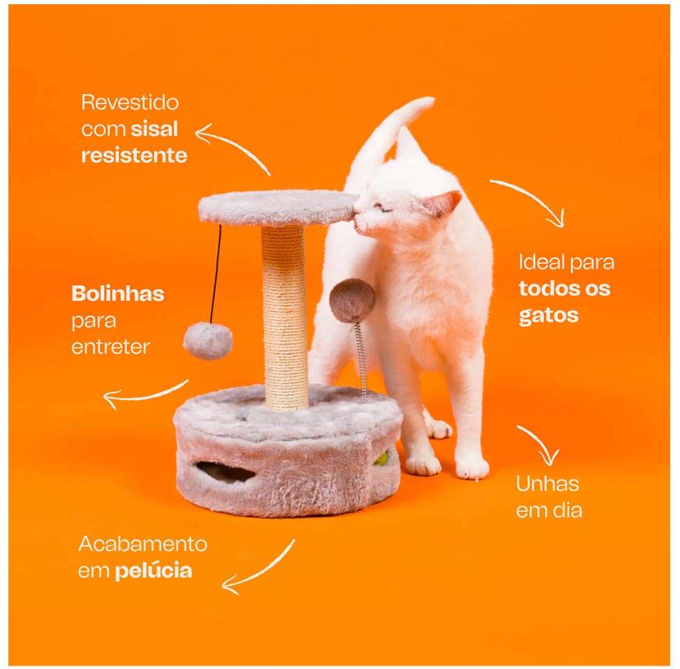 Brinquedo Arranhador Meau Duo para Gatos - Tam. Único