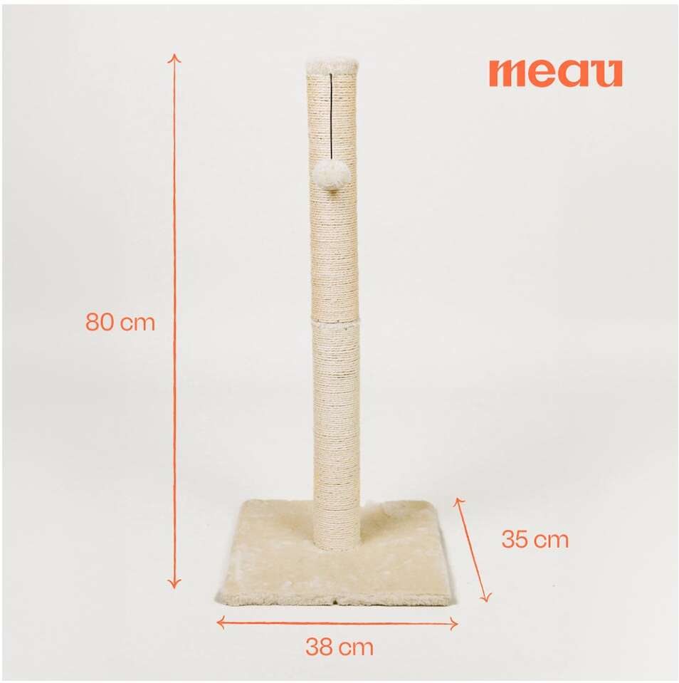 Brinquedo Arranhador Meau Poste de Papelão para Gatos - Tam. Único