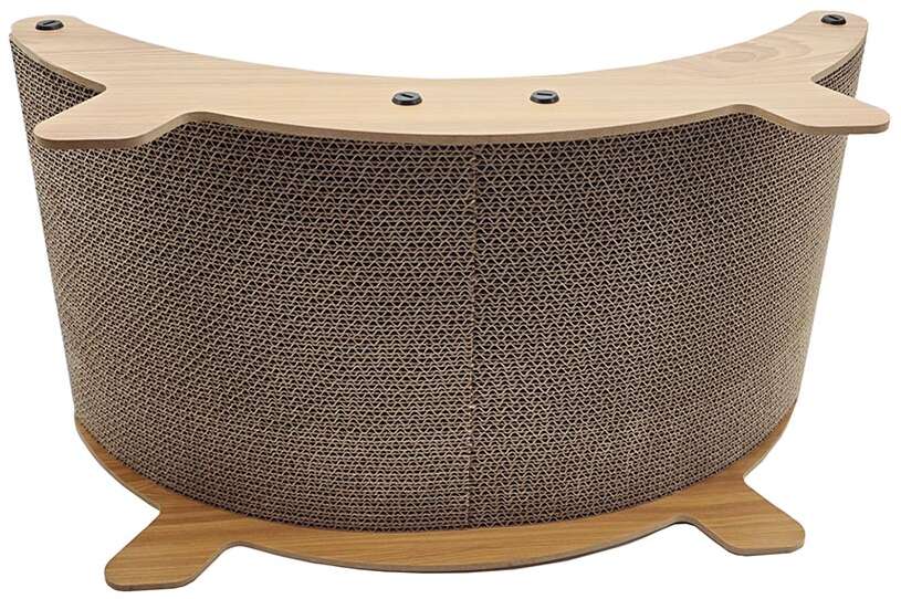 Brinquedo Arranhador Meau Madeira e Sisal para Gatos - Tam. Único