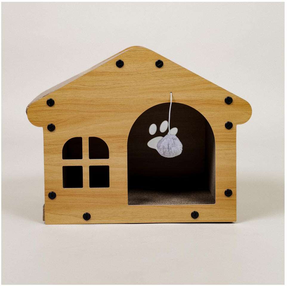 Brinquedo Arranhador Meau Casinha para Gatos - Tam. Único
