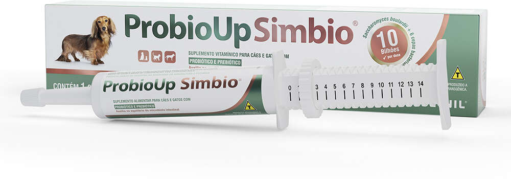 Suplemento Alimentar Vetnil Probioup Simbio para Cães e Gatos - 14 g