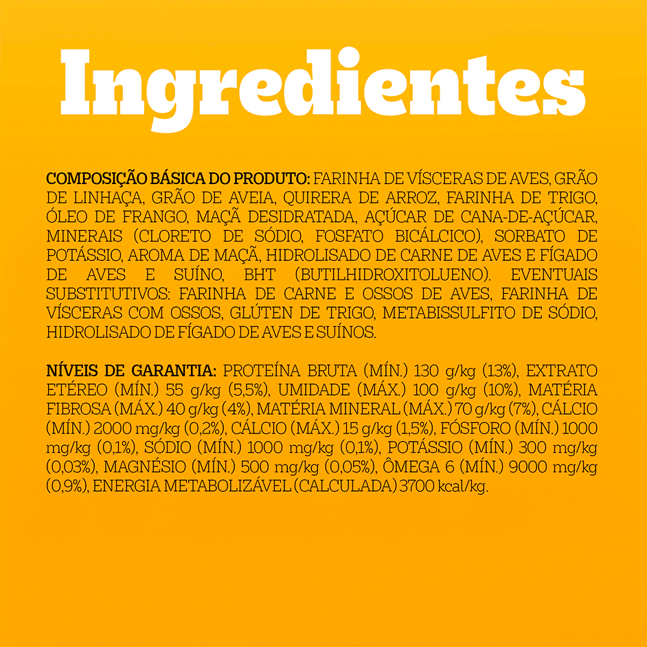 Biscoito Pedigree Biscrok para Cães Adultos Raças Pequenas sabor Maça, Linhaça e Aveia - 500 g