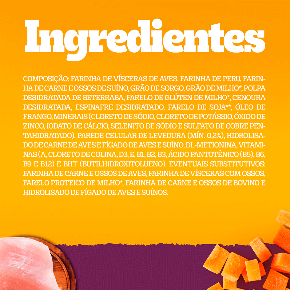 Ração Seca Pedigree Barriguinha Saudável para Cães Adultos Raças Pequenas e Minis sabor Peru - 2,7Kg
