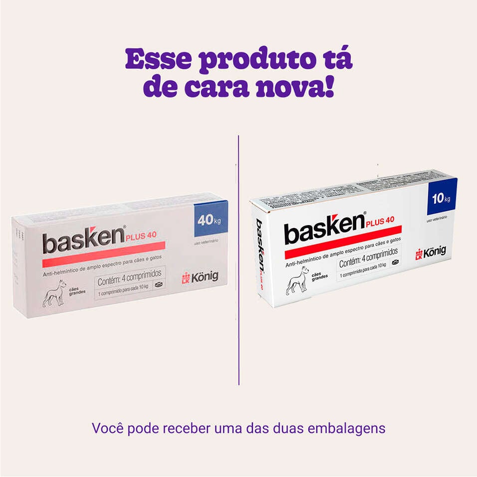 Basken Plus 40 - 4 comprimidos