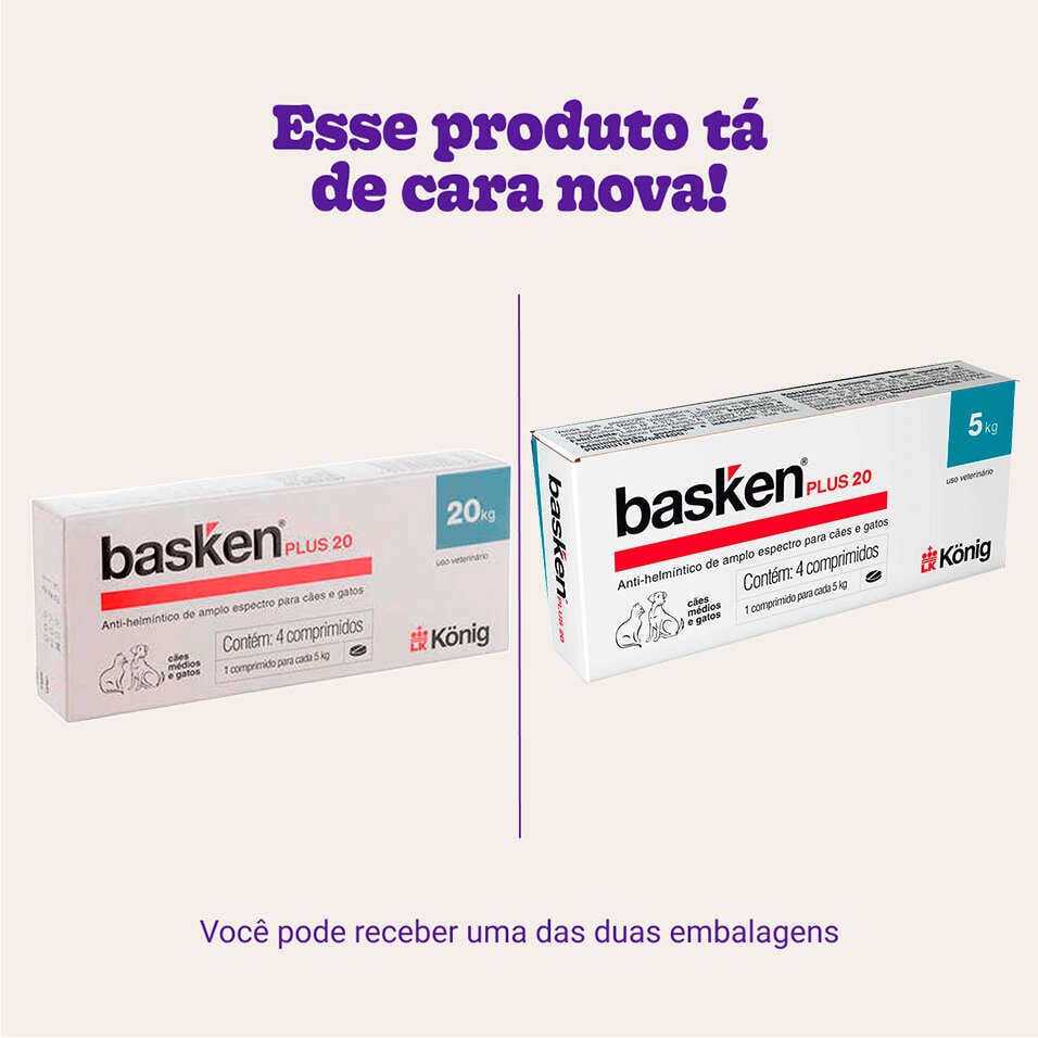 Basken Plus 20 - 4 comprimidos