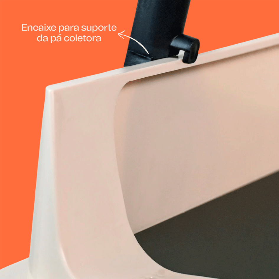 Caixa de Areia Meau Inox com Soleira para Gatos - Tam. G