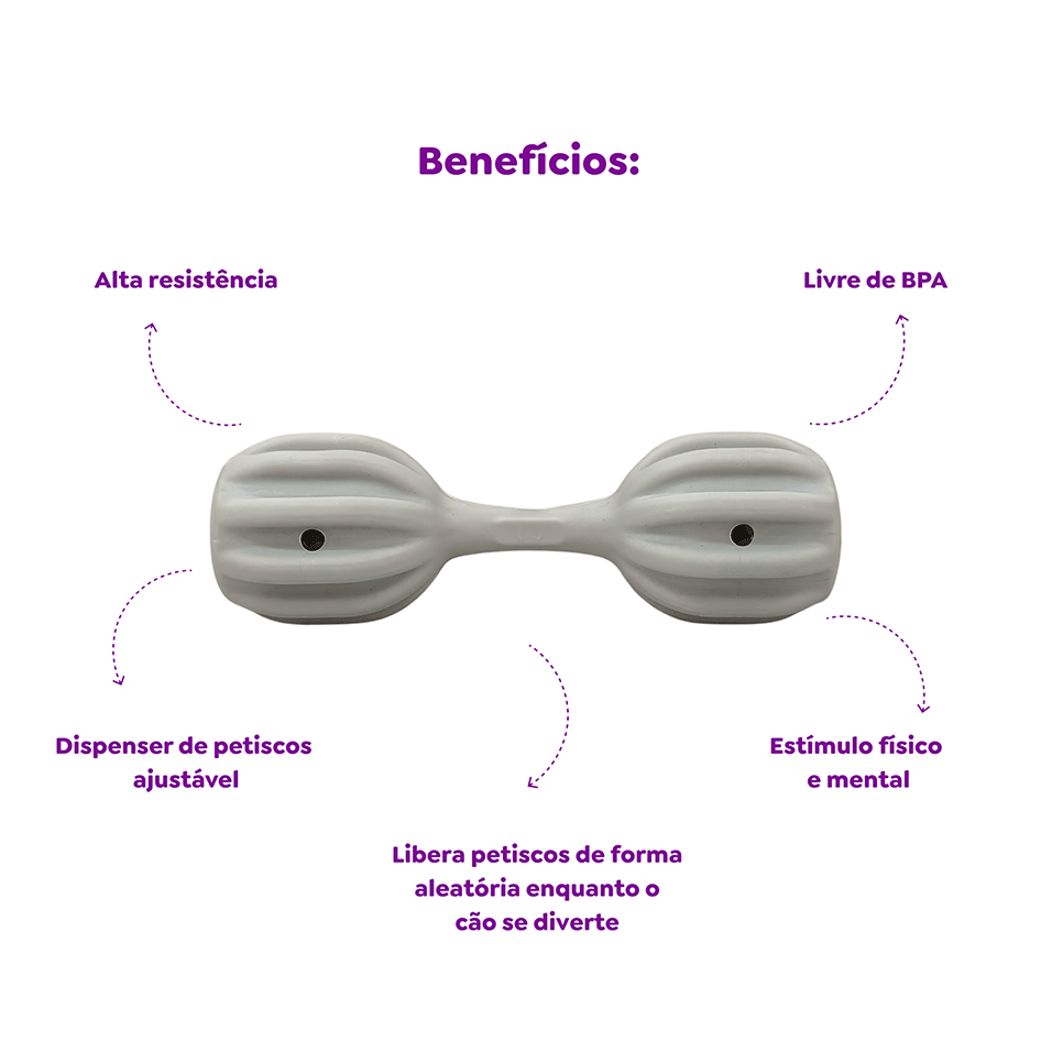 Brinquedo Amicus Fun Toys Pet Fit Cinza - Tam. Único