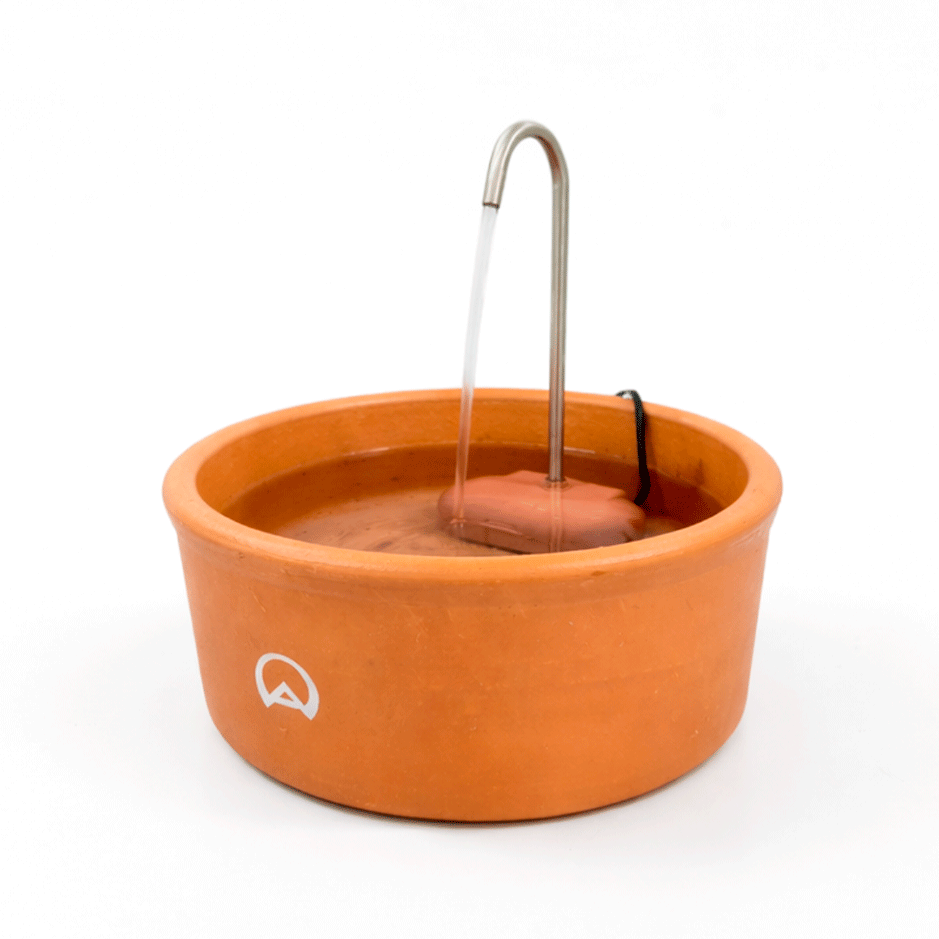 Fonte Bebedouro Cerâmica Amicus Aqua Clay Basic - Tam. Único