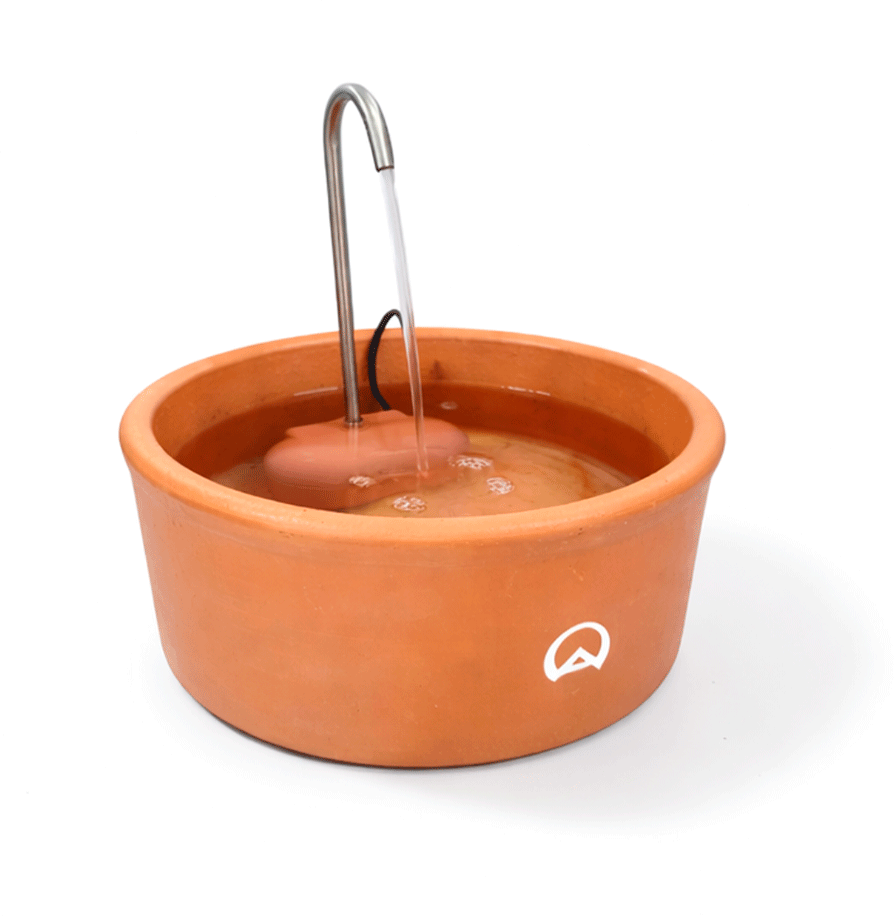 Fonte Bebedouro Cerâmica Amicus Aqua Clay Basic - Tam. Único