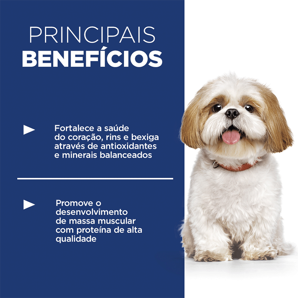 Ração Seca Hill's Science Diet Pedaços Pequenos para Cães Adultos 7+ Sênior - 6,8Kg