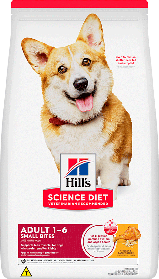 Ração Seca Hill's Science Diet Pedaços Pequenos para Cães Adultos - 6,8Kg