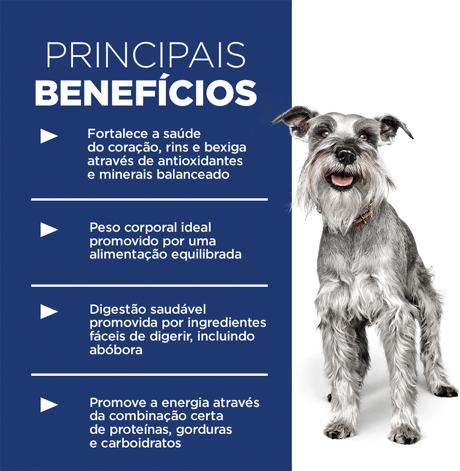 Ração Seca Hill's Science Diet para Cães Adultos 7+ Sênior Raças Minis e Pequenas - 2,04Kg