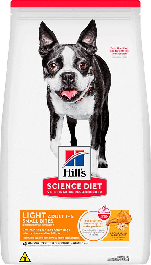 Ração Seca Hill's Science Diet Light Pedaços Pequenos para Cães Adultos - 6,08Kg