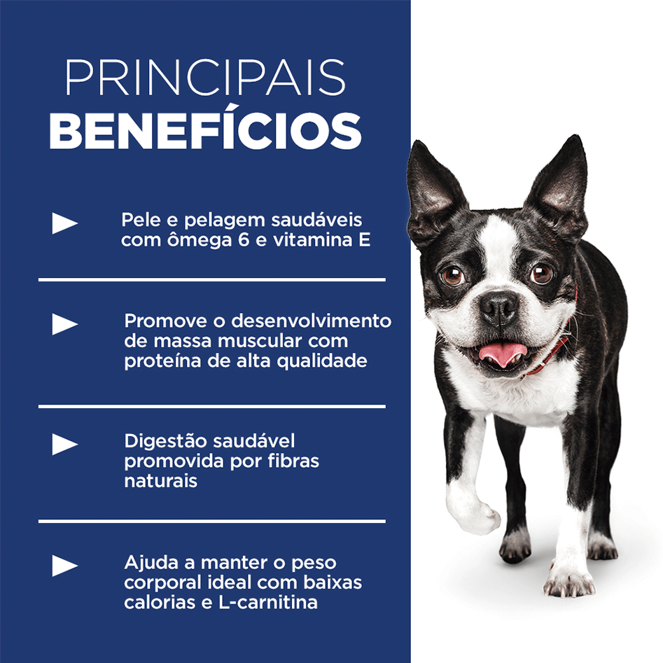 Ração Seca Hill's Science Diet Light Pedaços Pequenos para Cães Adultos - 6,08Kg
