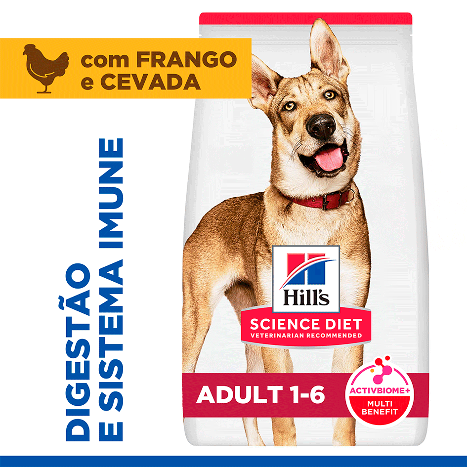 Ração Seca Hill's Science Diet para Cães Adultos - 6,8Kg