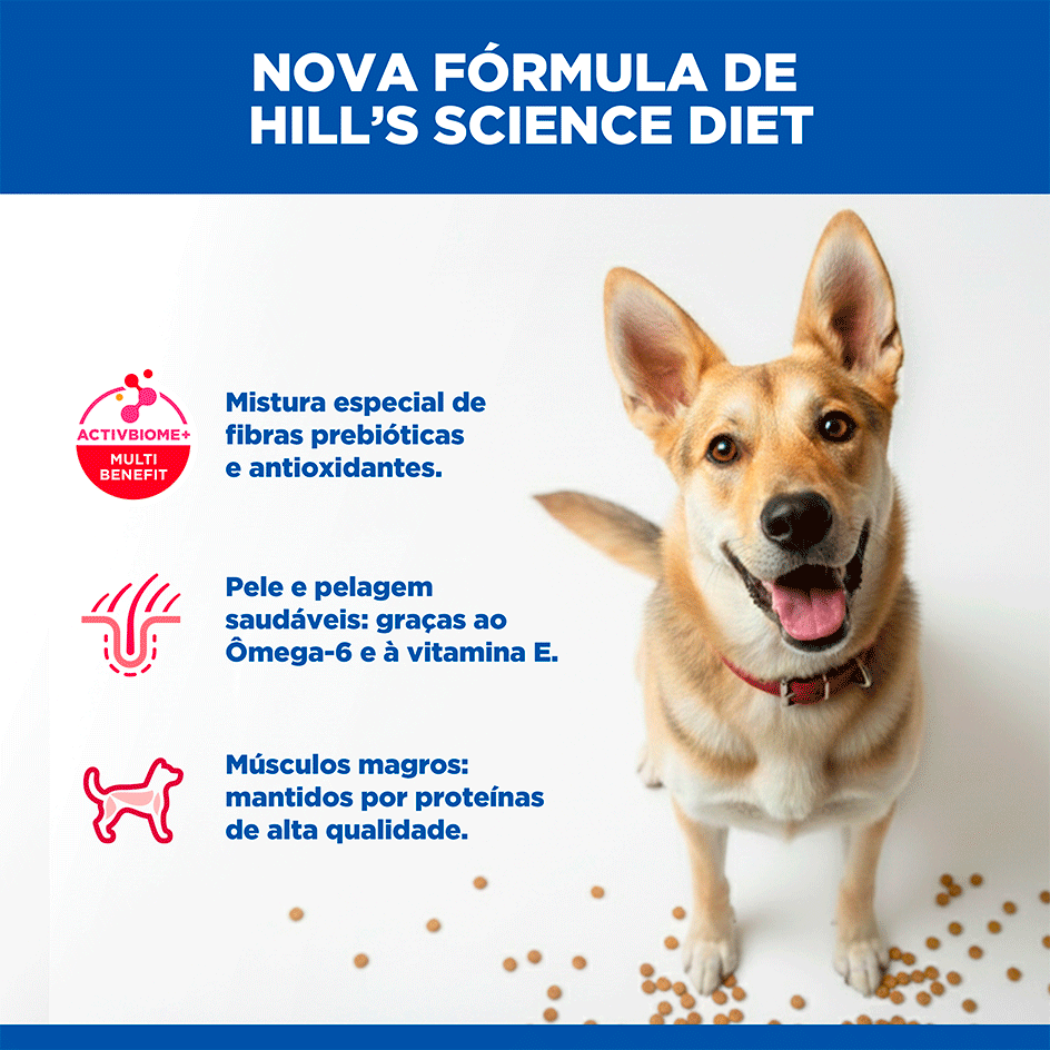 Ração Seca Hill's Science Diet para Cães Adultos - 6,8Kg