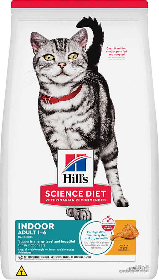 Ração Seca Hill's Science Diet Indoor para Gatos Adultos Castrados - 1,59Kg