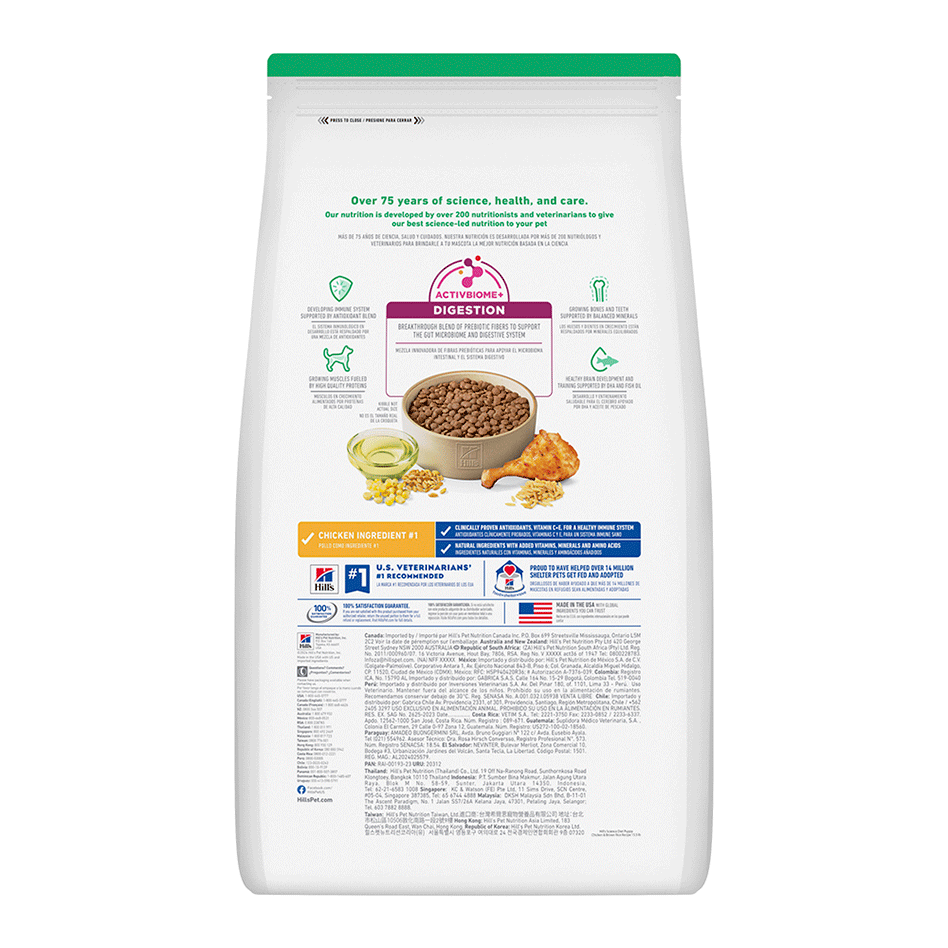 Ração Seca Hill's Science Diet para Cães Filhotes - 7,03Kg