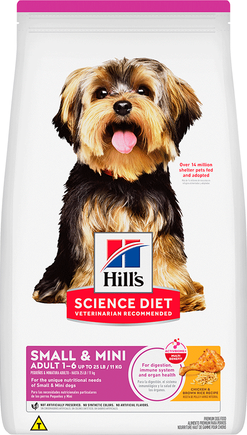 Ração Seca Hill's Science Diet para Cães Adultos Raças Minis e Pequenas - 2,04Kg