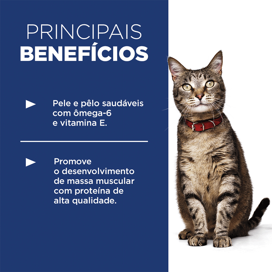 Ração Seca Hill's Science Diet para Gatos Adultos - 1,8Kg