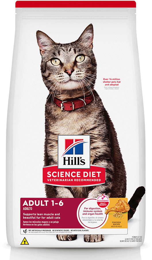 Ração Seca Hill's Science Diet para Gatos Adultos - 1,8Kg