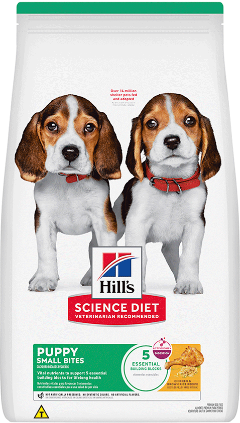 Ração Seca Hill's Science Diet Pedaços Pequenos para Cães Filhotes - 2,04Kg