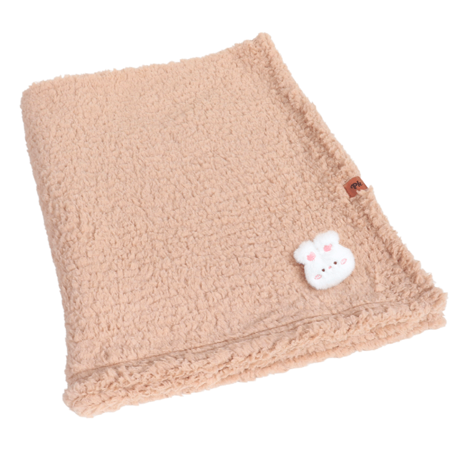 Cobertor Naninha Pickorruchos Avelã para Cães e Gatos - Tam. Único