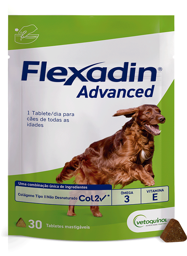 Suplemento Vitamínico Vetoquinol Flexadin Advanced para Cães - 100 g
