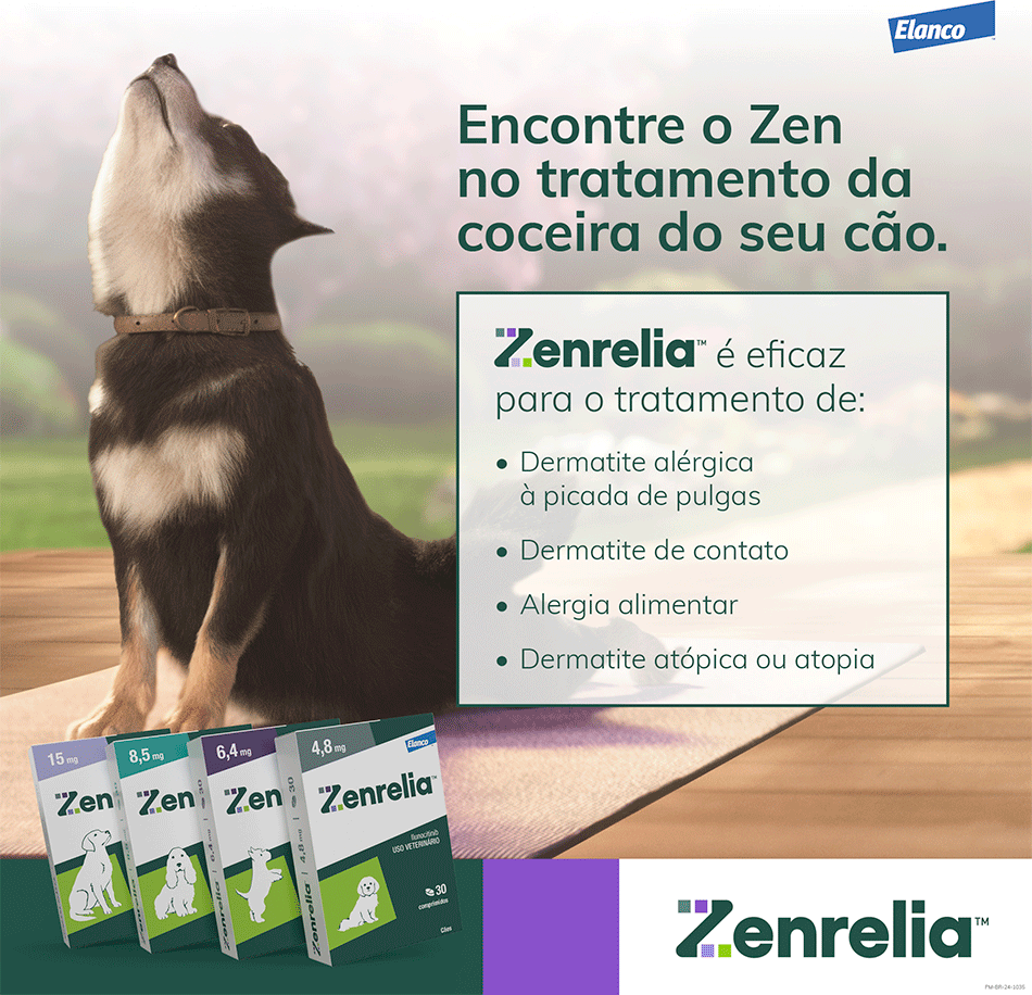 Tratamento Dermatológico Elanco Zenrelia 8,5 mg para Cães - 30 Comprimidos