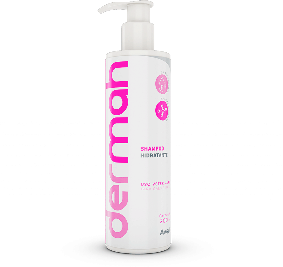 Shampoo Avert Dermah Hidratante para Cães e Gatos - 200 mL