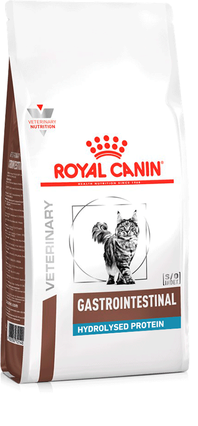 Ração Seca Royal Canin Gastrointestinal Hydrolysed Protein para Gatos - 4Kg