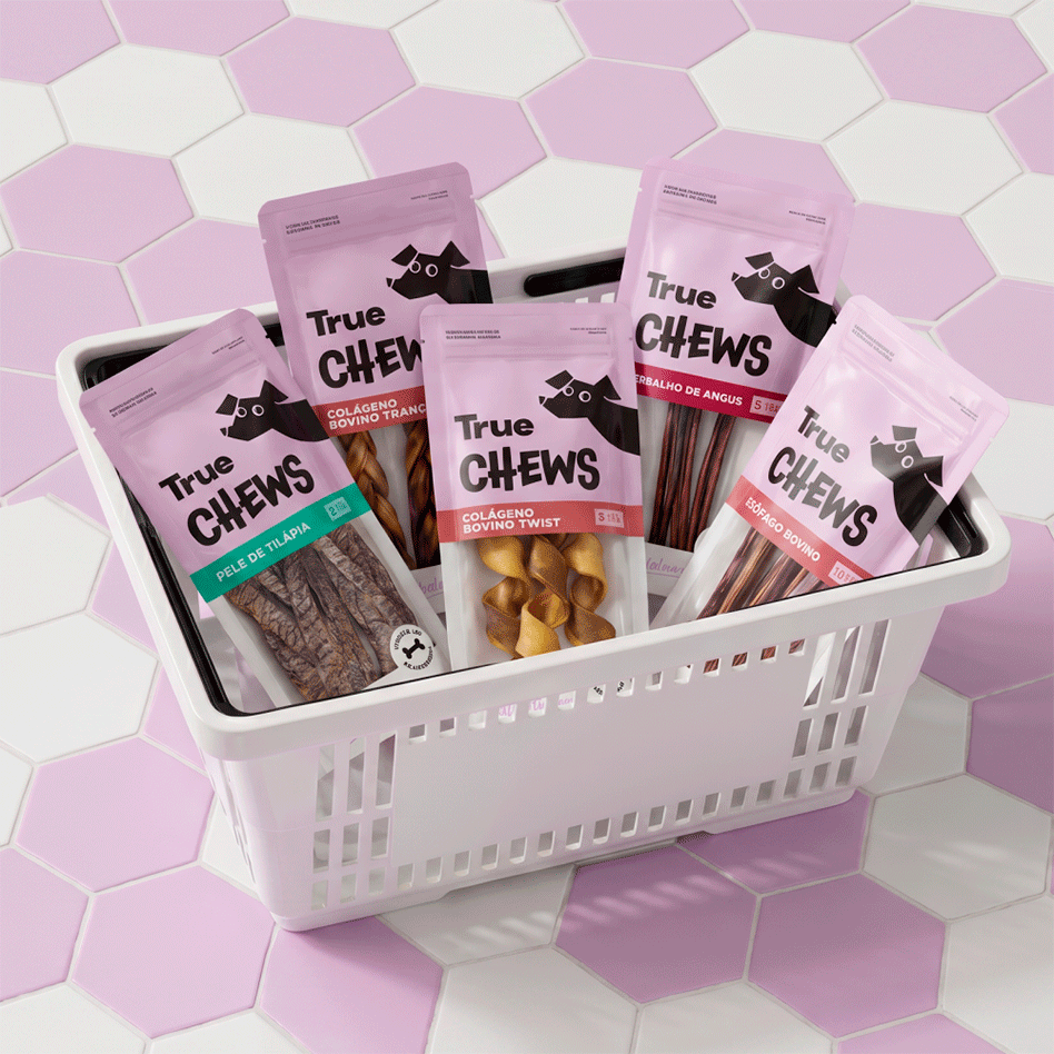 Petisco Mastigável True Chews Tendão Bovino para Cães - 5 Unidades
